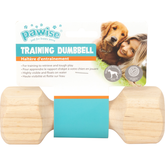 Pawise Holz Apportierhantel S – Schwimmfähig Und Ideal Für Training