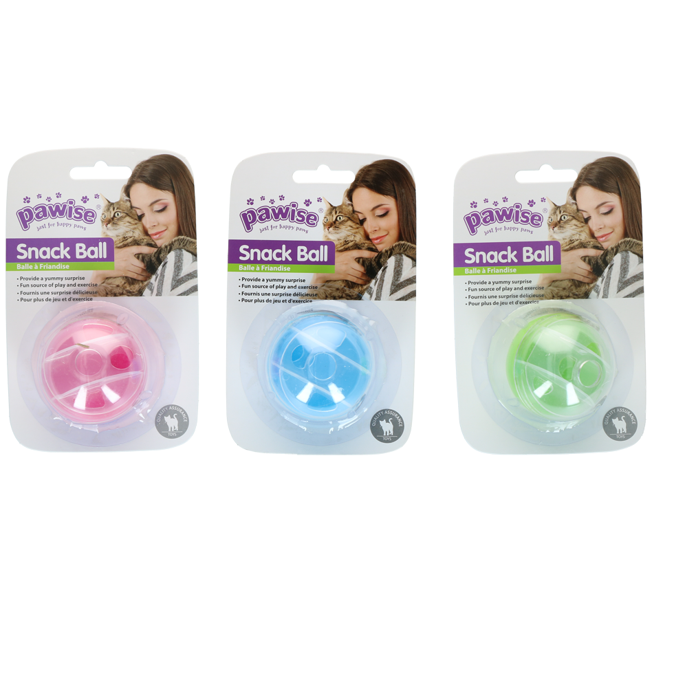 Pawise Katzenbelohnungsball 5 cm – Stundenlanges Spielvergnügen