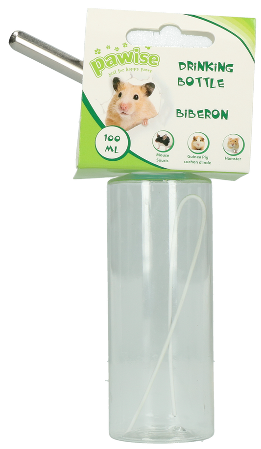 Pawise Trinkflasche S – Ideal Für Nagetiere Mit Edelstahl Trinkrohr