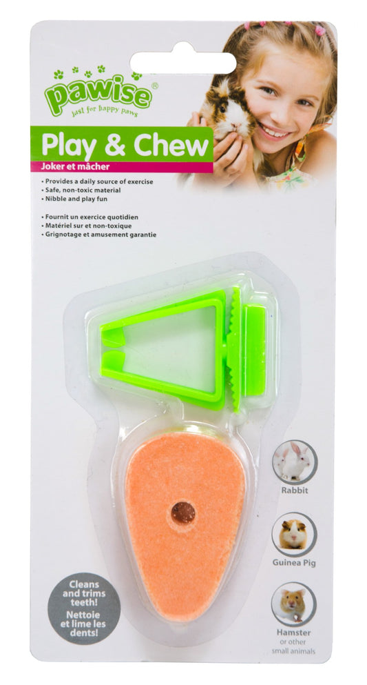 Pawise Play & Chew Salzkarotte – Zahnfreundliches Spielzeug für Nagetiere