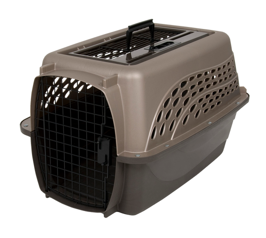 Petmate 2 Tür Hundekennel Braun S – Komfortabel Und Langlebig Aus 100 Prozent Recyceltem Material