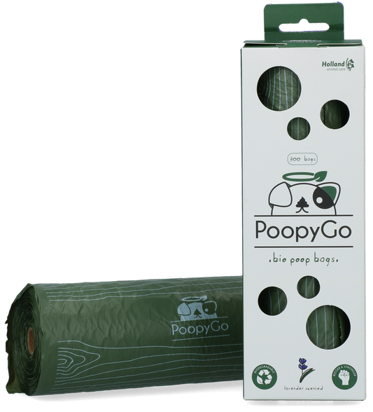 PoopyGo Umweltfreundliche Tissue Box – Biologisch Abbaubar Mit Lavendelduft