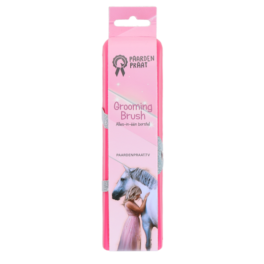 Paardenpraat Grooming Brush Rosa M – Sanfte Pflege Für Ihr Pferd