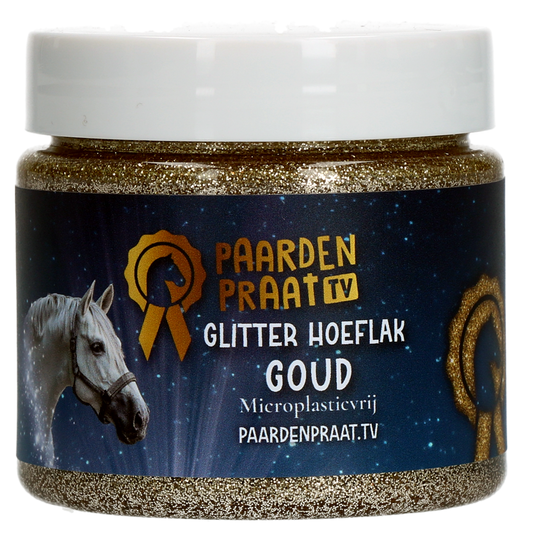 Paardenpraat TV Glitzer Huflack Gold – Atemberaubender Glanz Für Pferdehufe