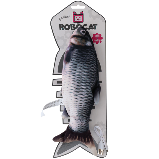 Robocat Fish Karpfen – Realistisches Bewegliches Katzenspielzeug