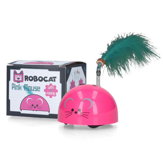 Robocat Maus Rosa – Interaktive Spielzeugmaus Für Katzen