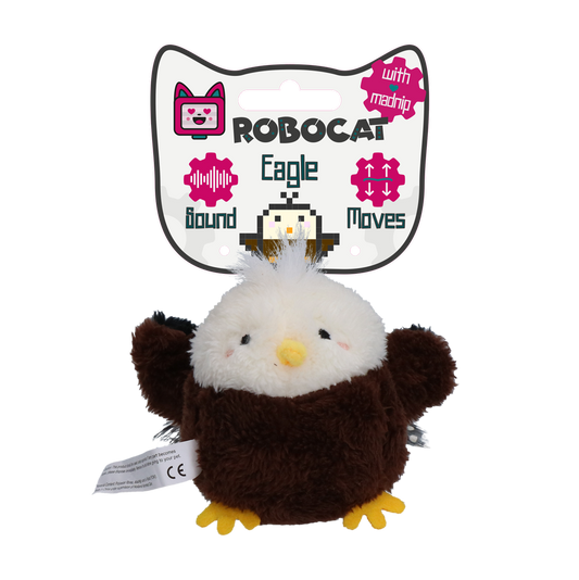 Robocat Adler – Interaktives Spielzeug Für Katzen mit Geräuschen und Bewegungen