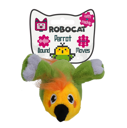Robocat Papagei – Animiertes Spielzeug Für Katzen