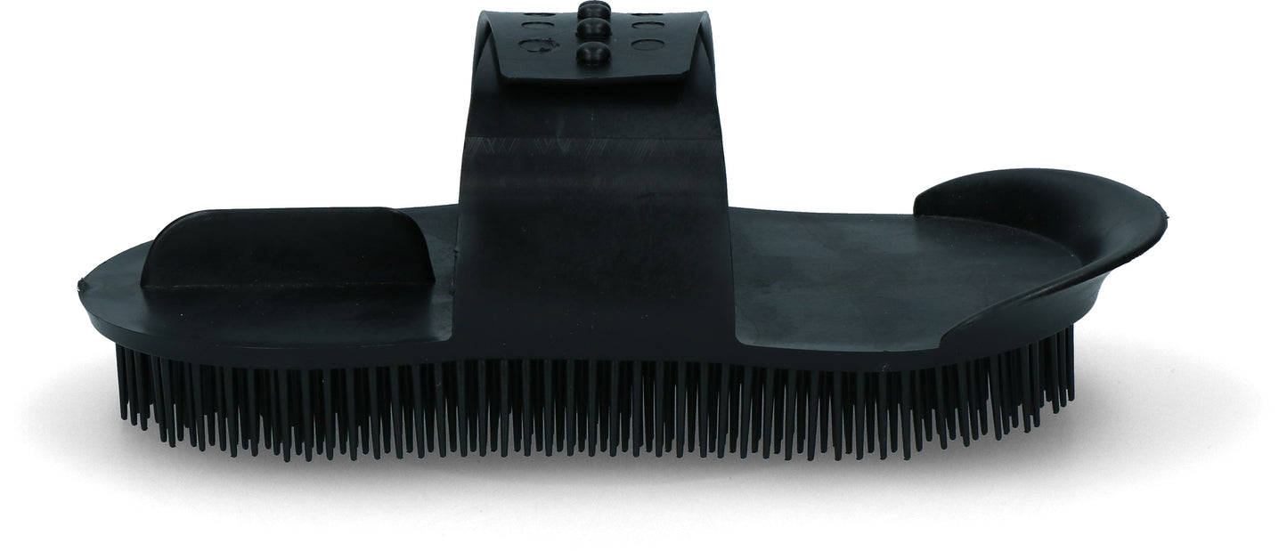 Nadelstriegel Original 180 x 90 mm Schwarz – Verstellbare Größe für Optimalen Griff