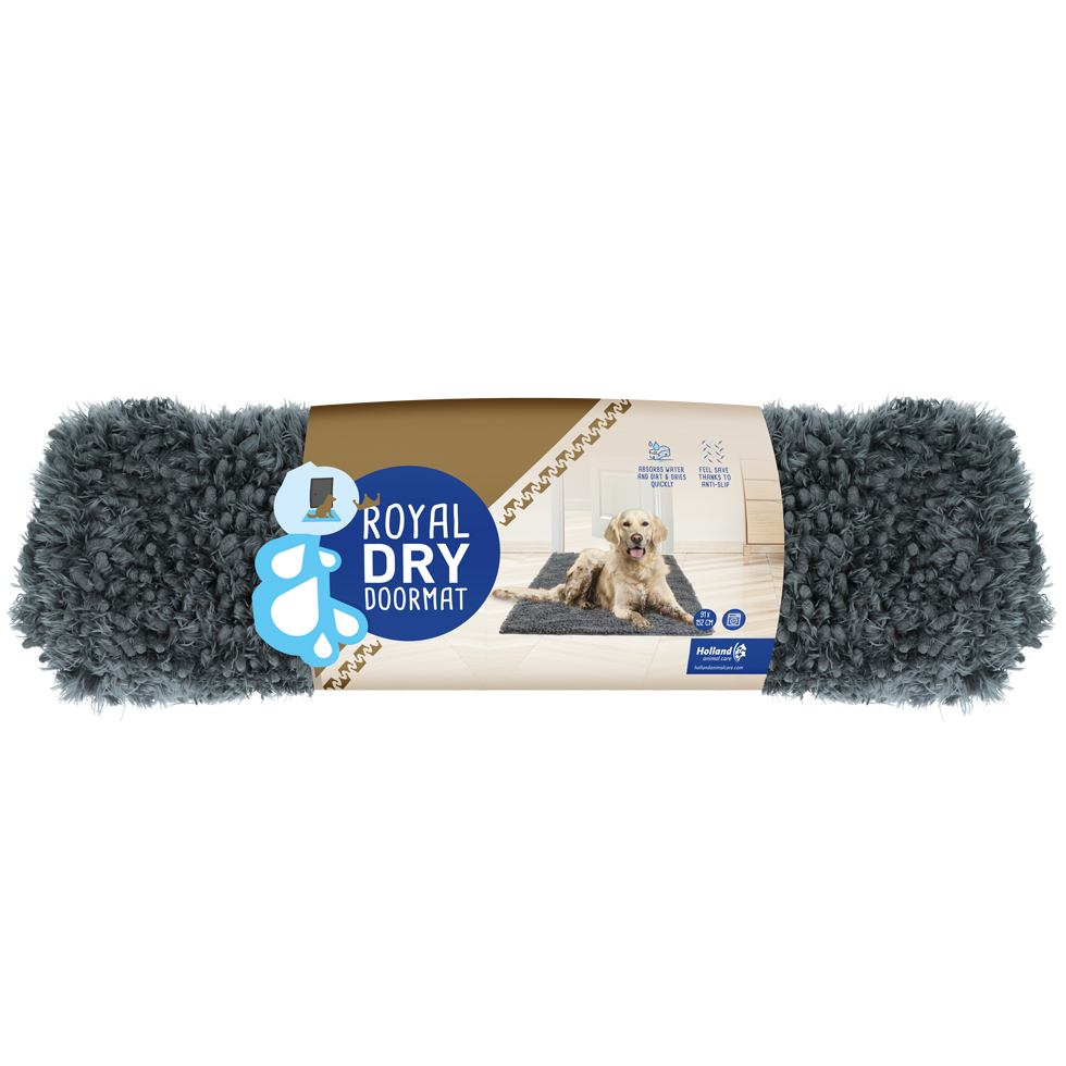 Royal Dry Fußmatte Für Hunde L – Super Saugfähiges Mikrofaserdesign