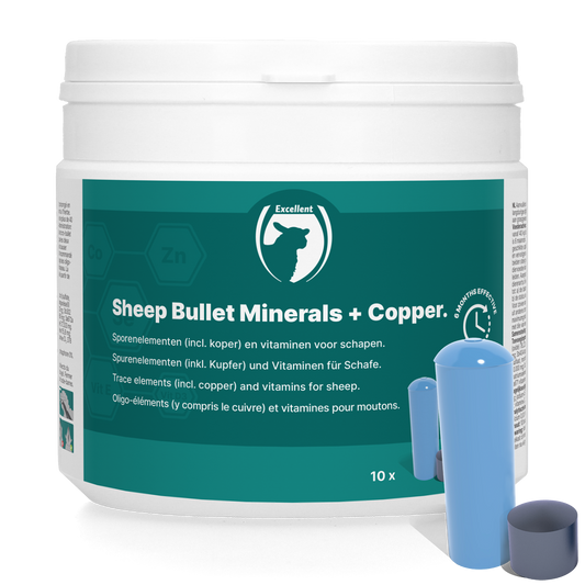 Excellent Sheep Bullet Minerals + Kupfer – Langfristige Mineralversorgung für Schafe