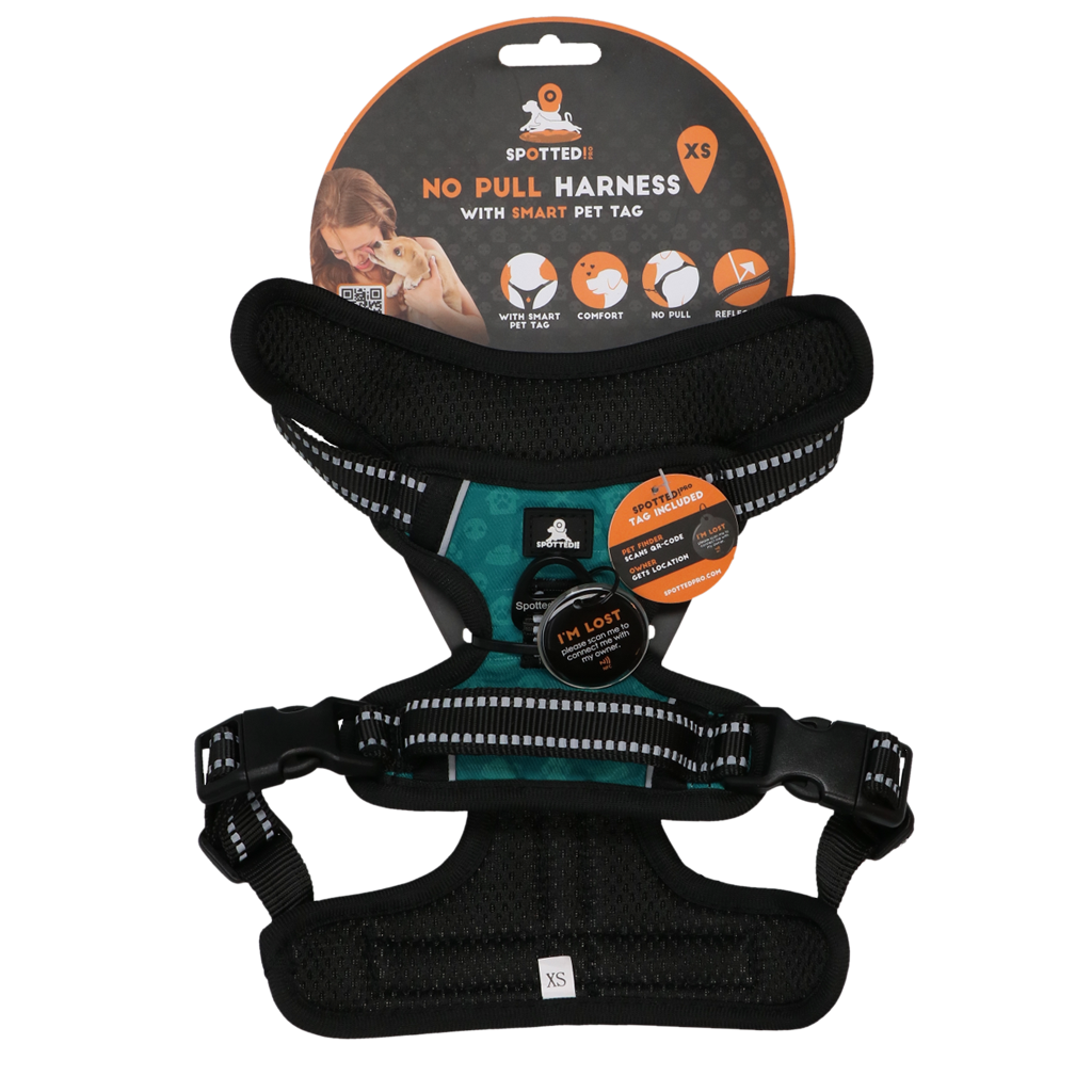 Spotted! Pro No Pull Harnas Grün XS – Optimaler Komfort Für Ihren Hund