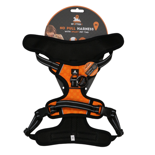 Spotted! Pro No Pull Harnisch Orange M – Optimaler Komfort Für Ihren Hund