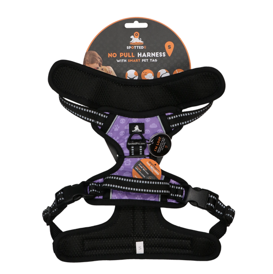Spotted! Pro No Pull Harnas Lila S – Optimaler Komfort für Ihren Hund