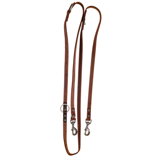 Spotted! Pro Leder Trainingsleine Braun 1,6 x 250 cm – Hochwertiges Hundefutter für Optimales Training