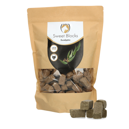Excellent Horse Sweet Blocks Eukalyptus 1 kg – Zuckerarmer Pferdeleckerbissen