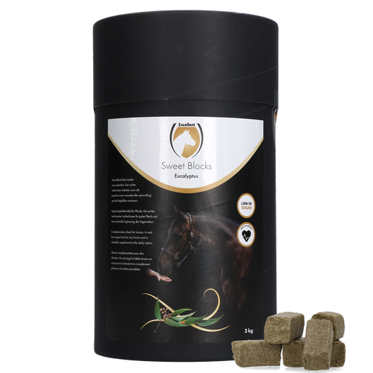 Excellent Horse Sweet Blocks Eukalyptus 3 kg – Zuckerarmer Pferdeleckerbissen
