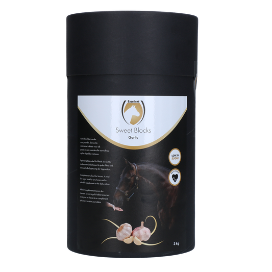 Excellent Horse Sweet Blocks Knoblauch 3 kg – Zuckerarmer Pferdeleckerbissen