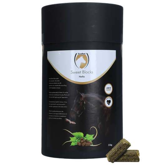 Excellent Horse Sweet Blocks – Zuckerarme Pferdeleckerli in Pelletform