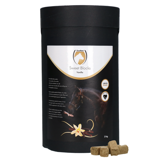 Excellent Horse Sweet Blocks Vanilla 3 kg – Zuckerarmer Pferdeleckerbissen