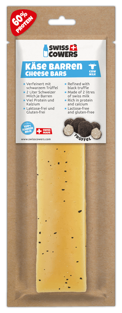 SwissCowers Käsebarren Trüffel L – Hoher Proteingehalt für Gesunde Ernährung