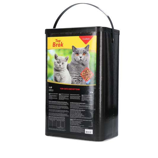 Topbrok Excellent Katze und Kätzchen 10 kg – Hochwertige Ernährung für Gesunde Katzen
