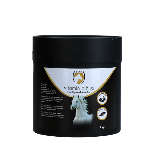 Excellent Pferde Vitamin E Plus 1 kg – Optimale Unterstützung für Wachstum und Leistung