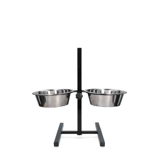 Edelstahl-Futternapf T-Ständer Ø 21 cm – Rost- und Kratzfest