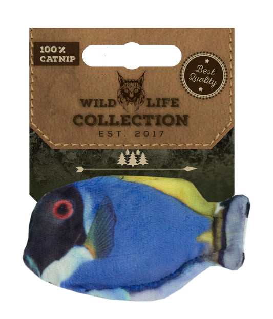 Wild Life Cat Blaue Doktorfisch – Natürlicher Look Mit Weichem Fell