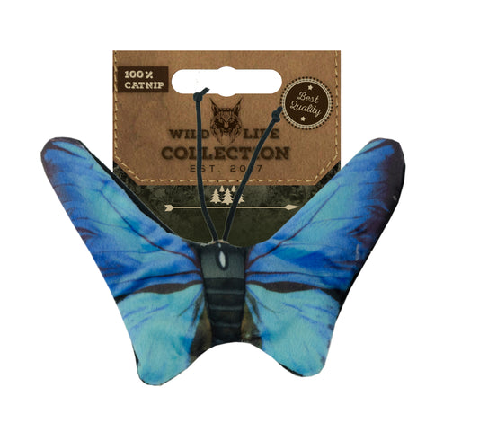Wild Life Cat Blauer Schmetterling – Natürliches Aussehen Mit Premium Katzenfüllung