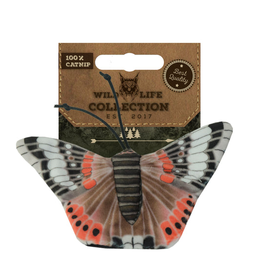 Wild Life Cat Admiral Schmetterling – Weiches Premium Katzen Spielzeug