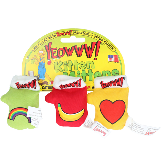 Yeowww! Kitten Mitten 3-Pack – 100 Prozent Mit Katzenminze Gefüllt