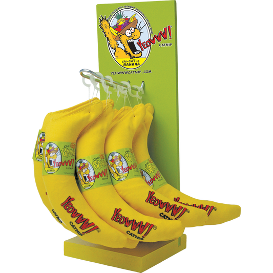 Yeowww! Chi-Cat-A Banane 12-Pack – 100 Prozent Bio-Katzenminze