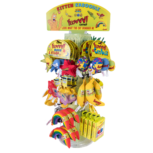 Yeowww! Kitten Kaboodle Display 72 St. – Stärkste Katzenminze Für Maximales Spielvergnügen