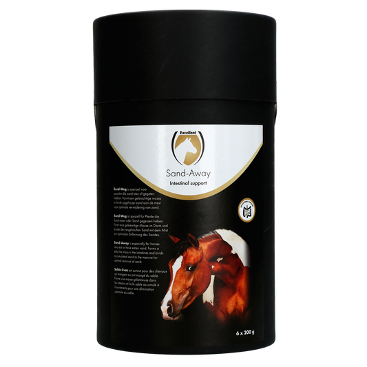 Excellent Horse Sand-Away 6 x 200 g – Unterstützung Bei Der Sandentfernung Im Darm
