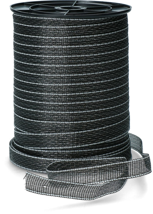 ZoneGuard 20 mm Basic Zaunband schwarz 200 m
