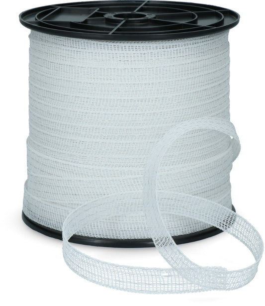 ZoneGuard 20 Mm Basic Zaunband Weiß 200 M – Robuste Leitfähigkeit Mit 4 Edelstahldrähten