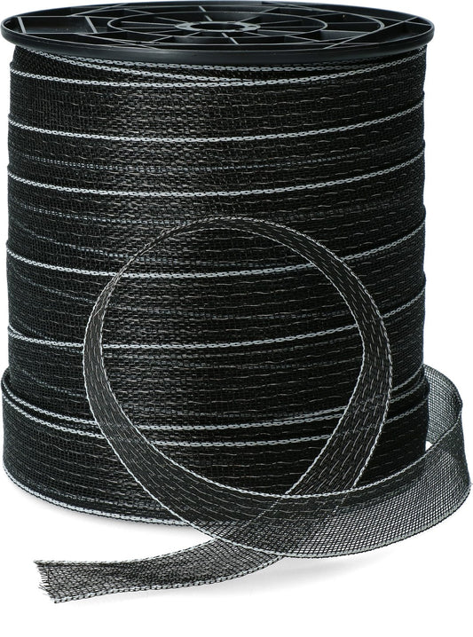 ZoneGuard 40mm Basic Zaunband schwarz 200 m