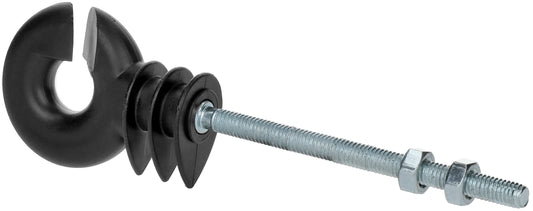 Zoneguard Schraub Ringisolator 80 mm – Robuste Verzinkte Stütze für Metalpfosten