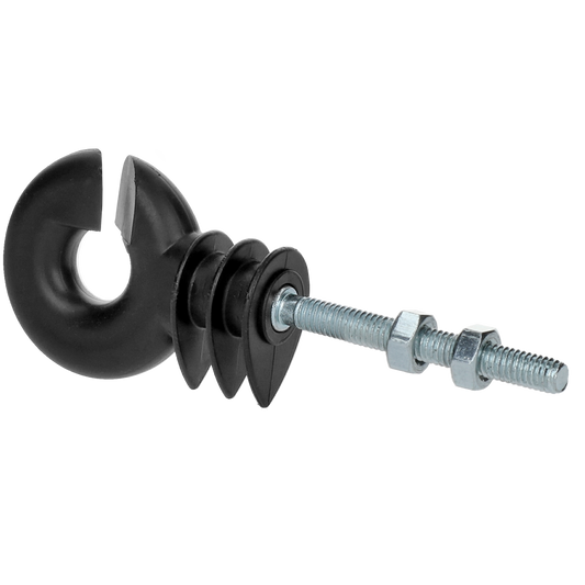 ZoneGuard Ringisolator schwarz mit wart mit Schraube (Metall