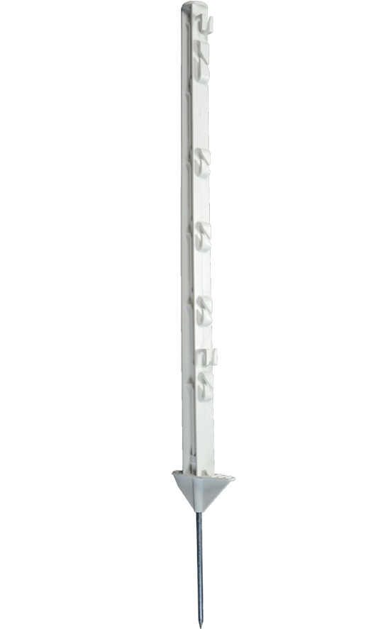 ZoneGuard Kunststoffpfahl 75 cm Weiß – Hohe Festigkeit und Langlebigkeit