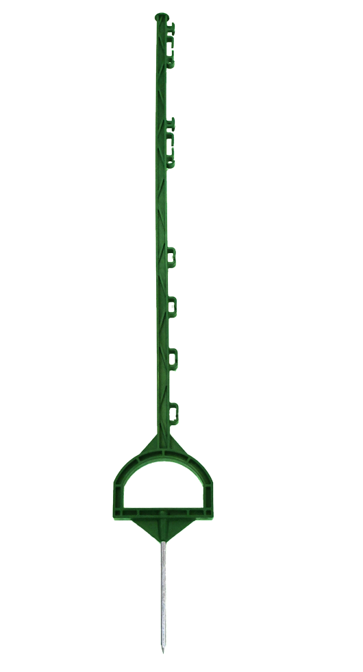 ZoneGuard Kunststoffpfahl Steigbügel 115 cm Grün – Ideal Für Rinder Und Schafe